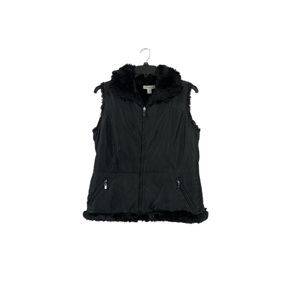 Coldwater Creek Women's Luxe Touch Reversible Vest